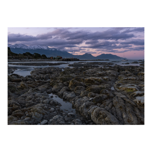 Jimmy Armers Beach Kaikoura at sunset