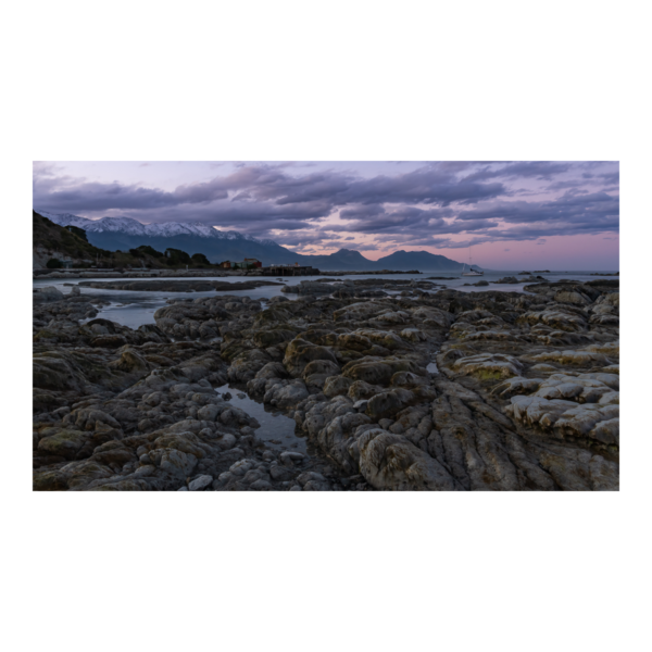 Jimmy Armers Beach Kaikoura at sunset