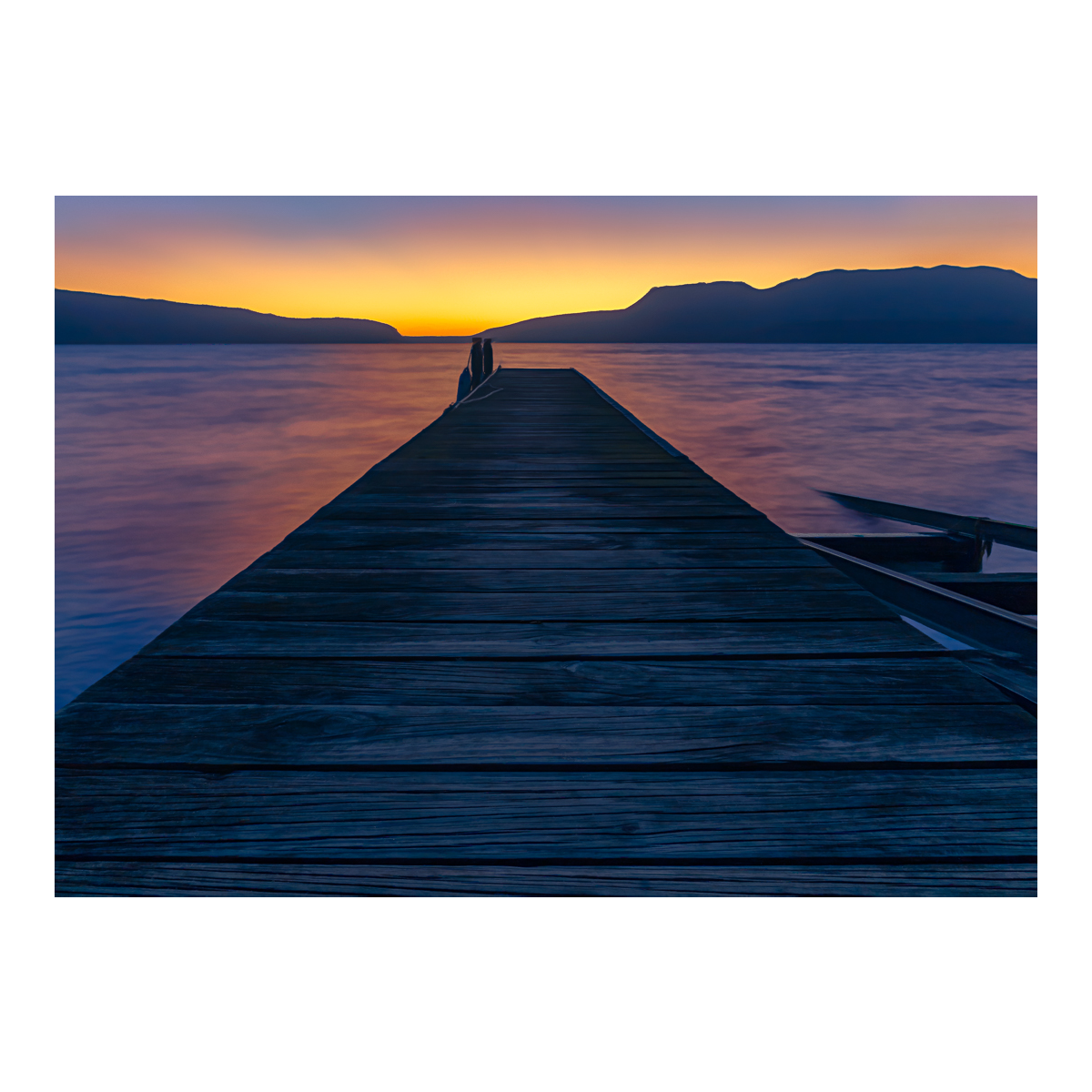 Sunrise at Lake Tarawera Jetty