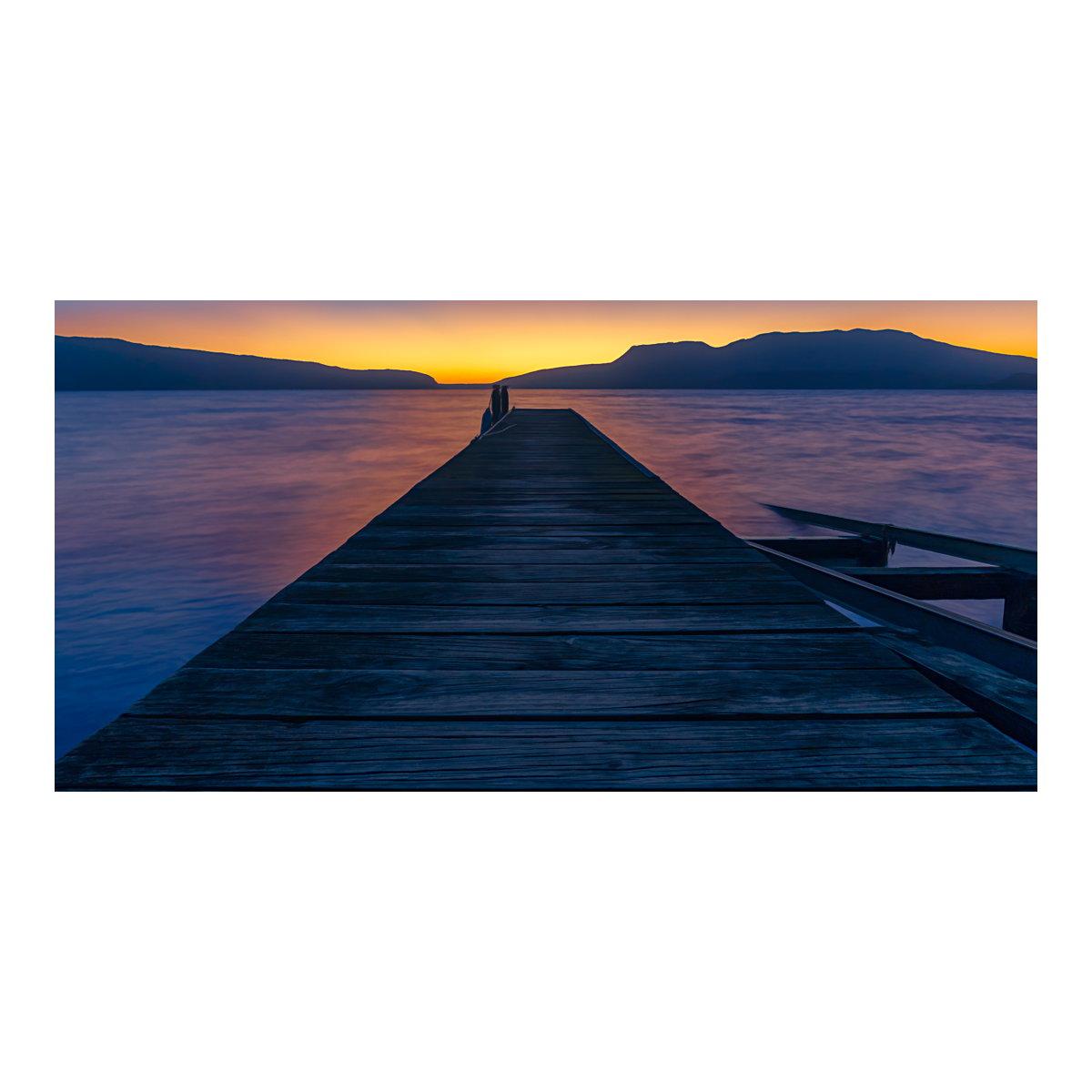 Sunrise at Lake Tarawera Jetty