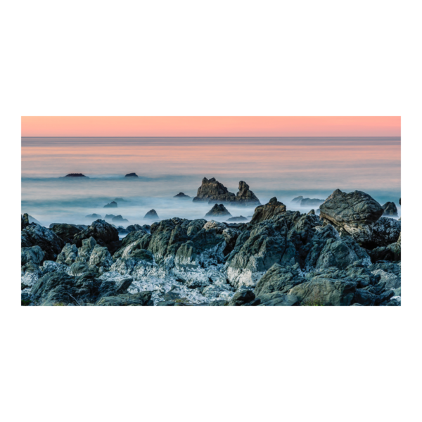 Sunrise along the Kaikoura coastline