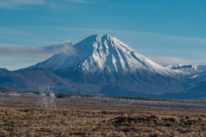 Mt Ngauruhoe in Winter